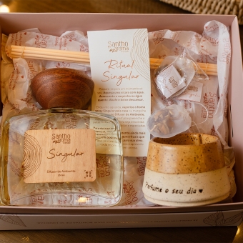 Kit Especial Ritual Singular Difusor de Varetas + Xícara + 2 Blends (chá)
