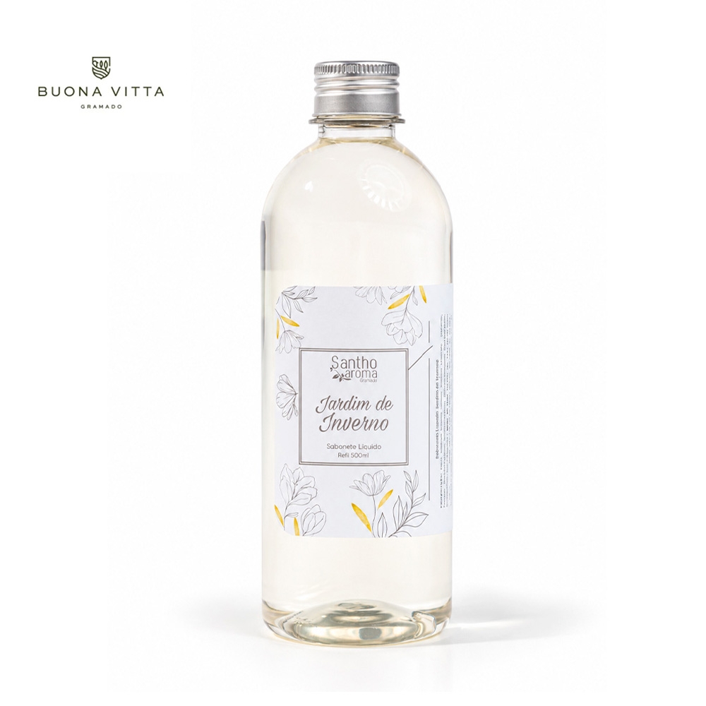 Refil Sabonete Líquido Transparente Jardim de Inverno