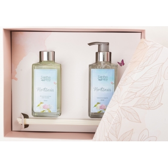 Kit Especial  Hortênsia Sabonete Líquido + Difusor de varetas