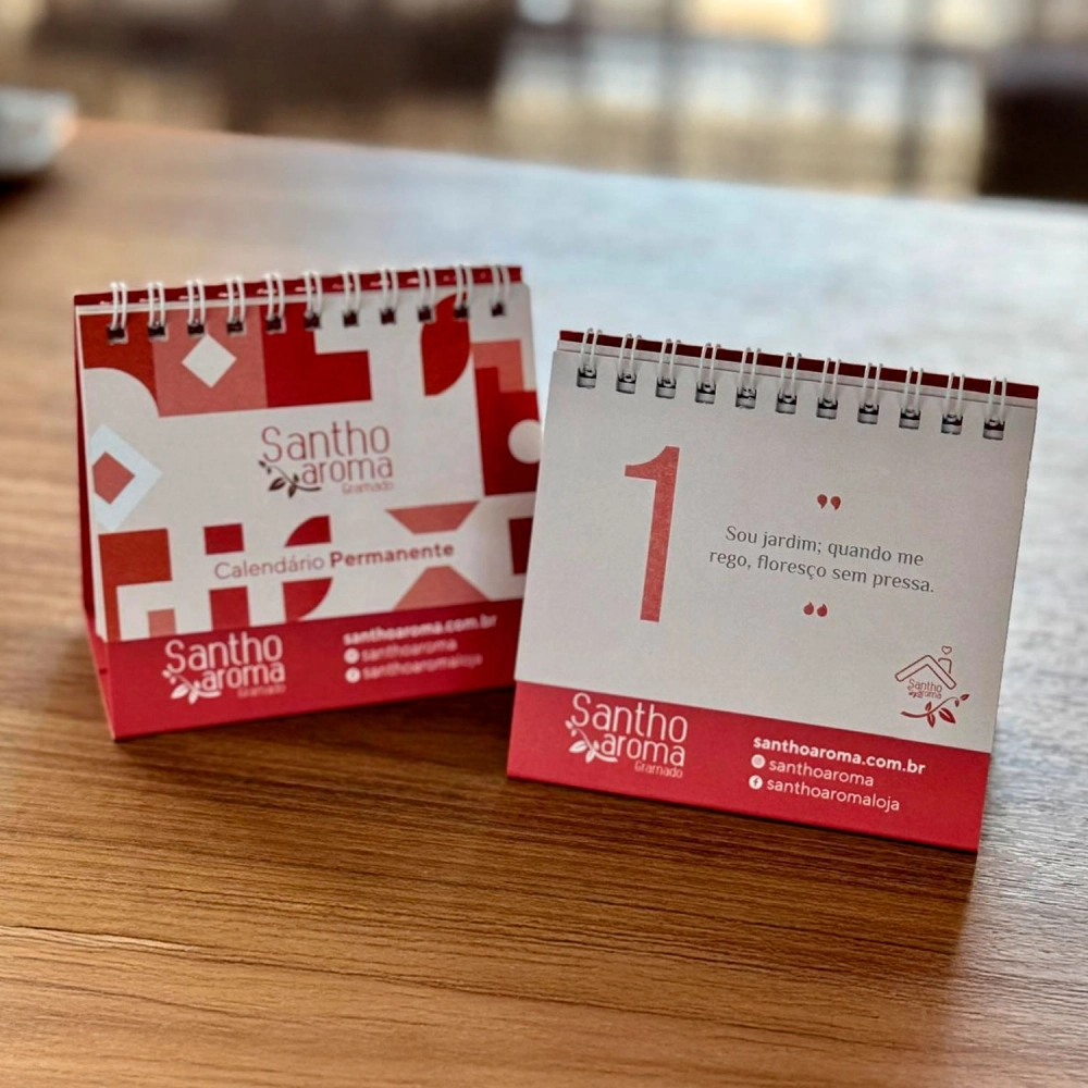 Calendário Permanente Santho Aroma