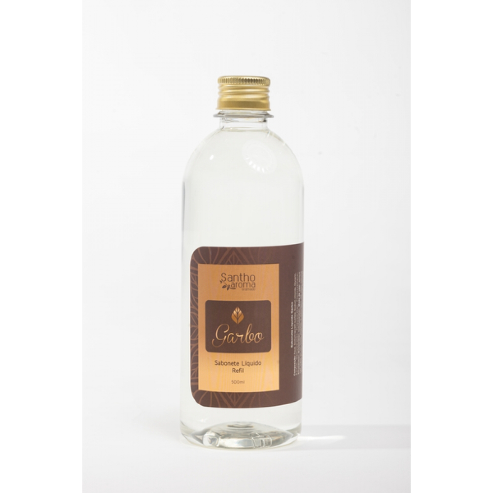Refil Sabonete Líquido Transparente Garbo 500ml
