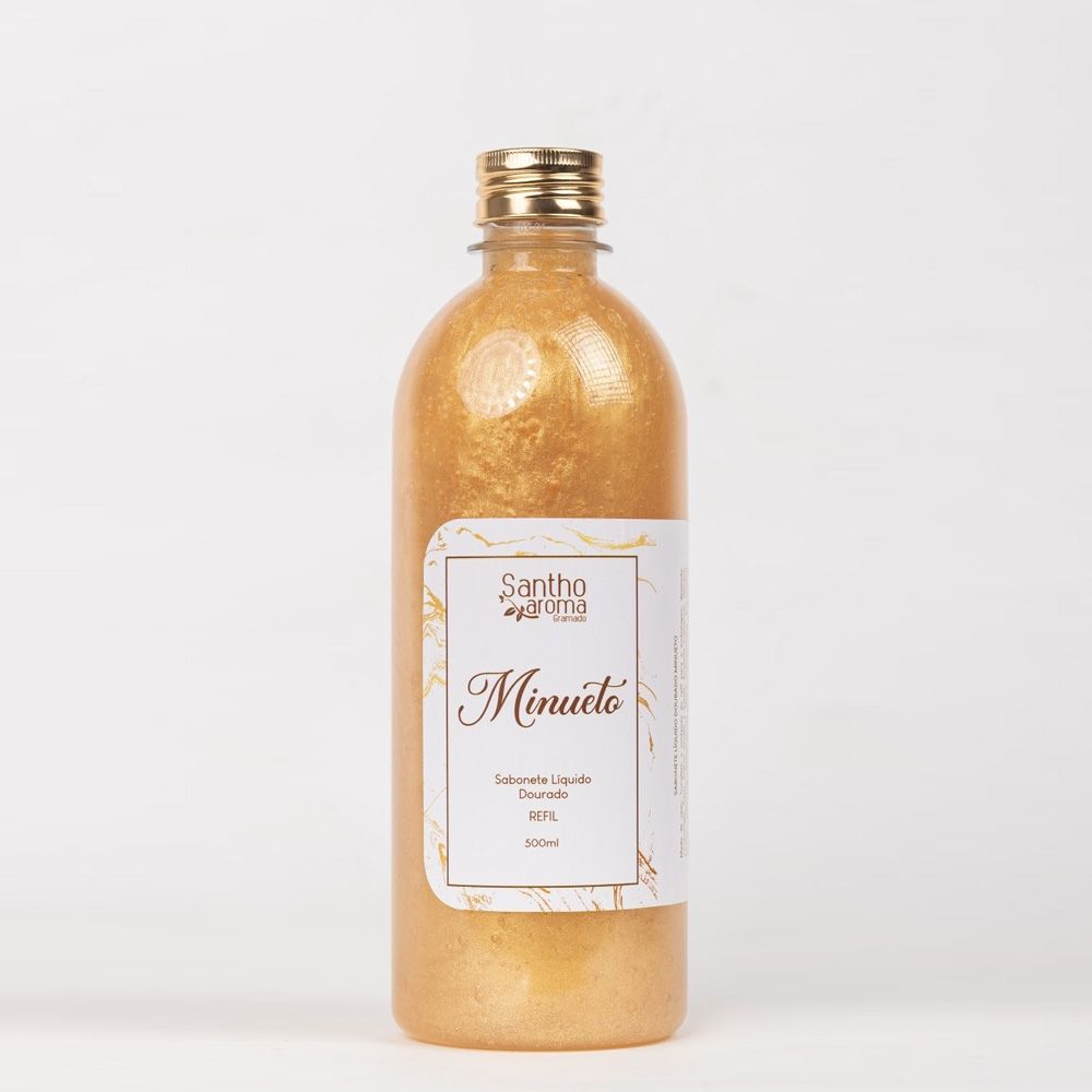Refil Sabonete Líquido Dourado Minueto 500ml