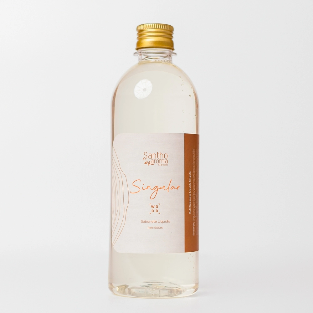 Refil Sabonete Líquido Transparente Singular  500ml