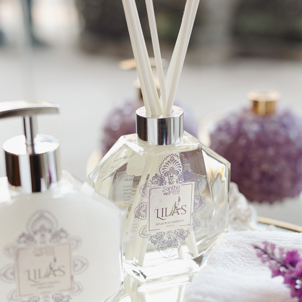 Difusor de Aromas com Varetas Lilás 200ml