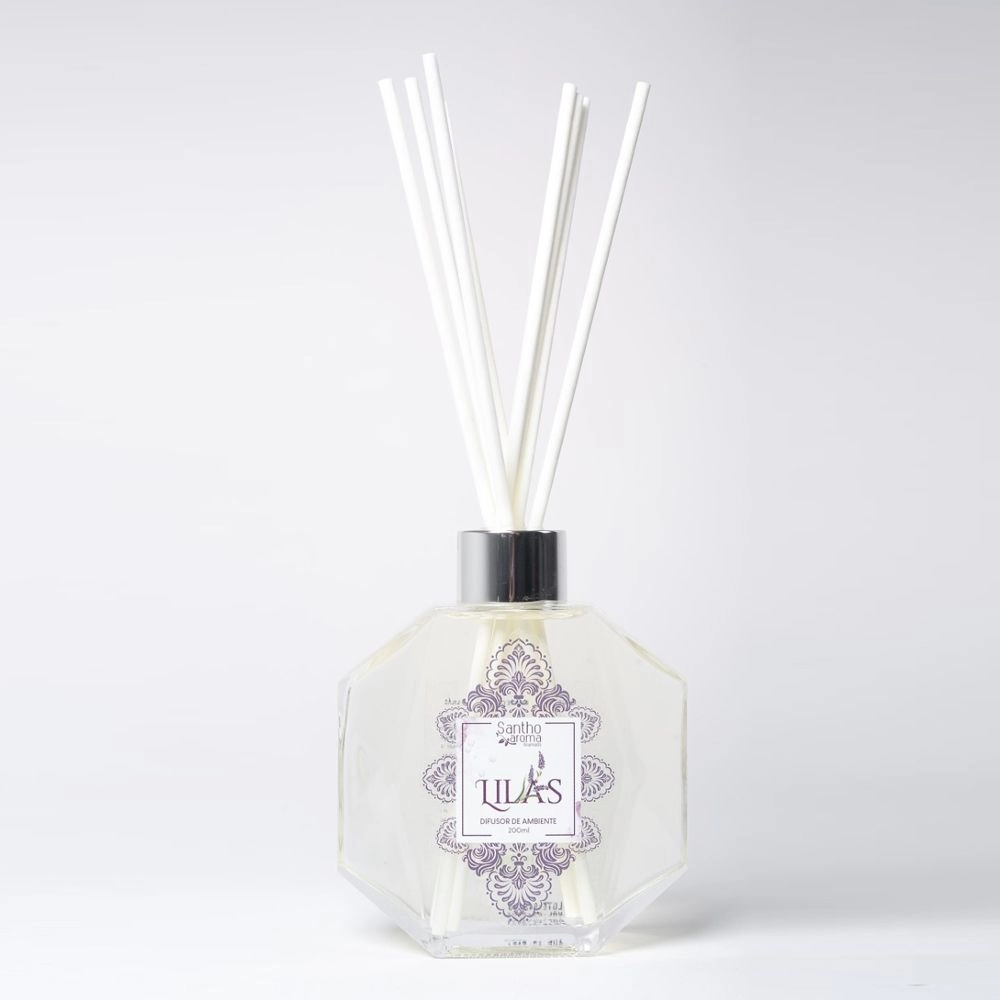 Difusor de Aromas com Varetas Lilás 200ml