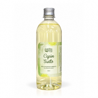 Refil para Difusor de Aromas de Varetas Capim Santo 500ml