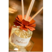 Difusor de Aromas com Varetas Patchouly Acabamento Flor 250ml