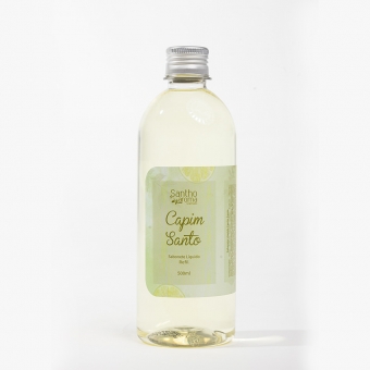 Refil Sabonete Líquido Transparente Capim Santo 500ml