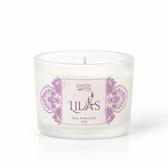 Vela Aromática Lilás 100g