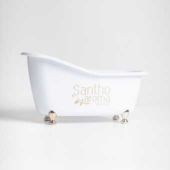 Banheira decorativa Santho Aroma Branca
