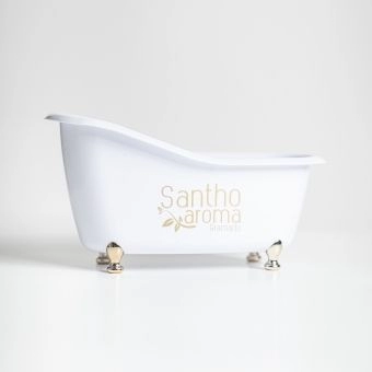 Banheira decorativa Santho Aroma Branca
