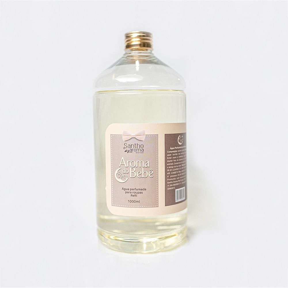 Refil Água Perfumada para Roupas Aroma do Bebê 1000ml