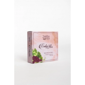 Caixa com 2 sabonetes em barra Vinha em Flor 150g cada