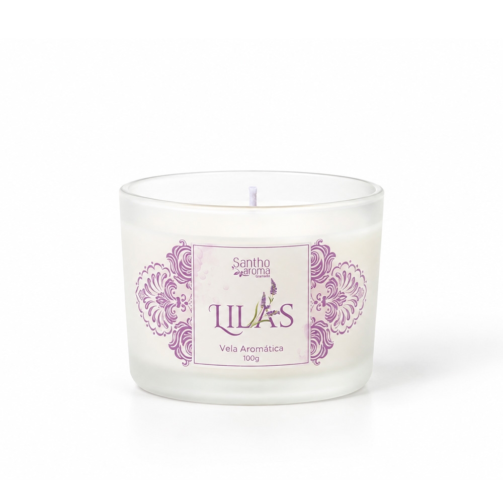 Vela Aromática Lilás
