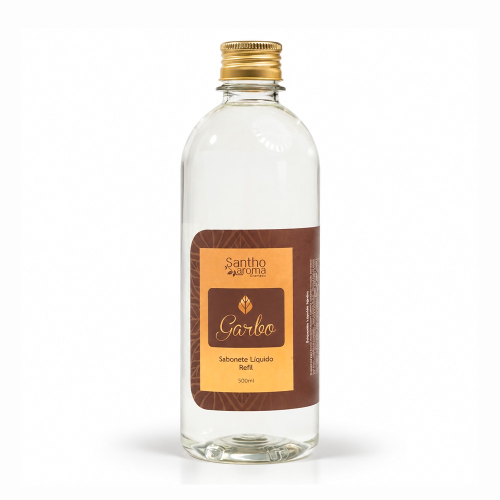 Refil Sabonete Líquido Transparente Garbo 500ml