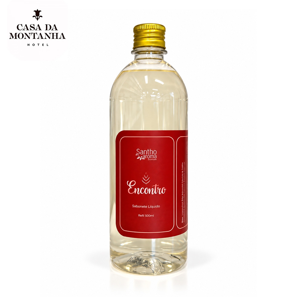 Refil Sabonete Líquido Transparente Encontro 500 ml