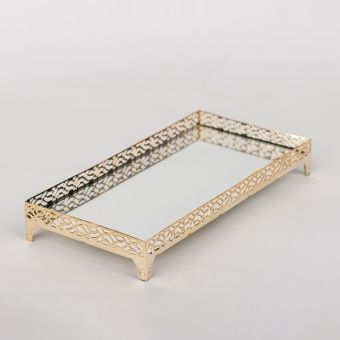 Bandeja em metal Tramas | REF. BTRA