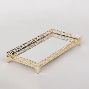 Bandeja em metal Tramas | REF. BTRA