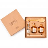 Kit Especial Aroma & Afeto Difusor 300 ml + Home Spray 120 ml + Sabonete 300 ml + Colher de Pau