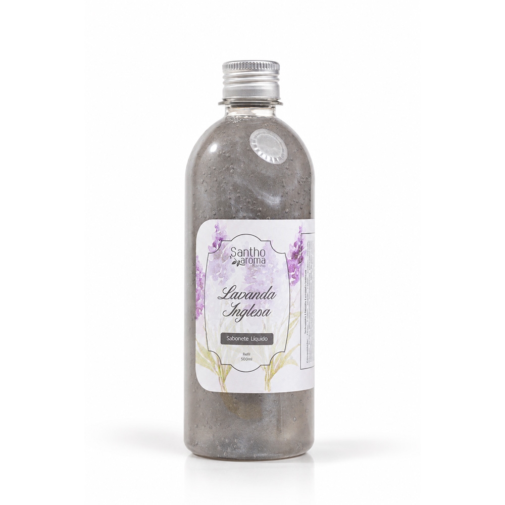 Refil Sabonete Líquido Prateado Lavanda Inglesa 500ml