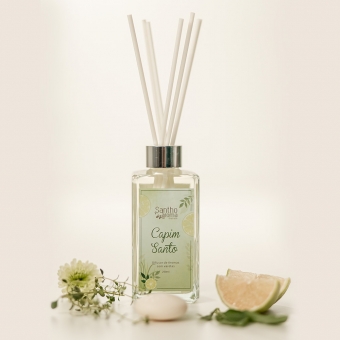 Difusor de Aroma com Varetas Capim Santo 250ml