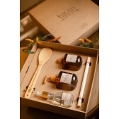 Kit Especial Aroma & Afeto Difusor + Home Spray + Sabonete + Colher de Pau