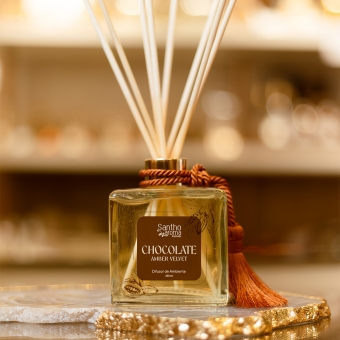 Difusor de Aromas com Varetas Chocolate Amber Velvet 350ml