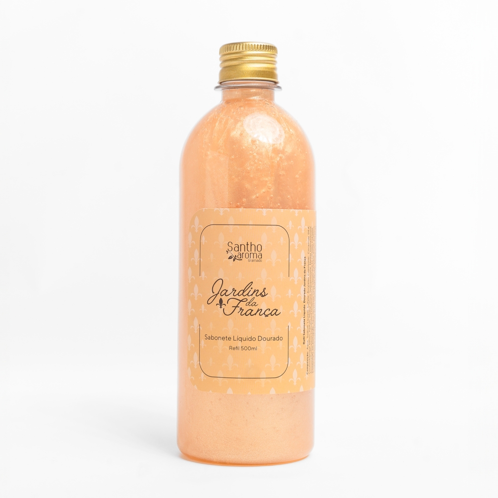 Refil Sabonete Líquido Dourado Jardins da França 500ml