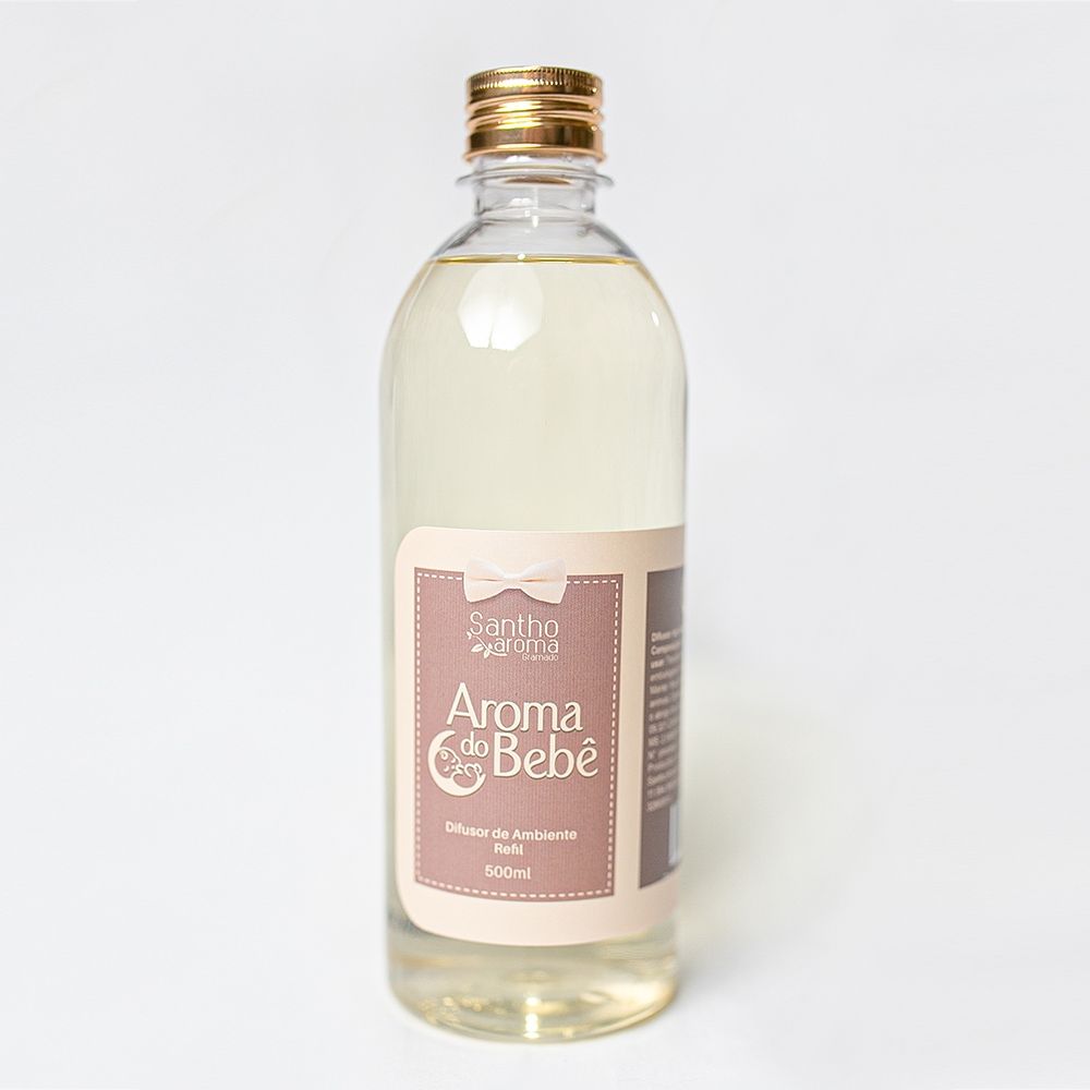 Refil para Difusor de Aromas de Varetas Aroma do Bebê 500ml