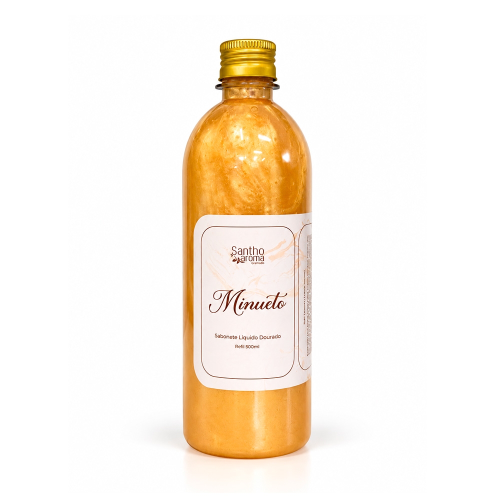 Refil Sabonete Líquido Dourado Minueto 500 ml