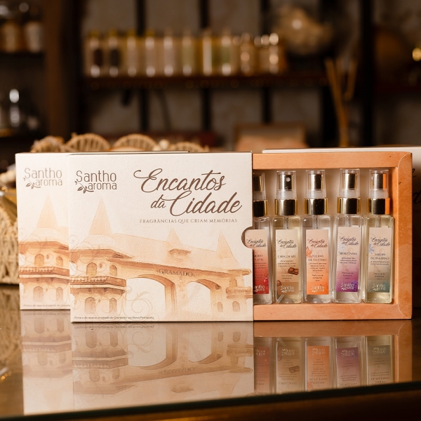 Caixa Encantos da Cidade 5 Mini Home Sprays 60 ml