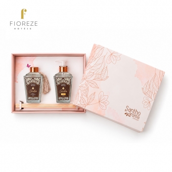 Kit Caixa Garbo Difusor de Varetas + Sabonete Líquido