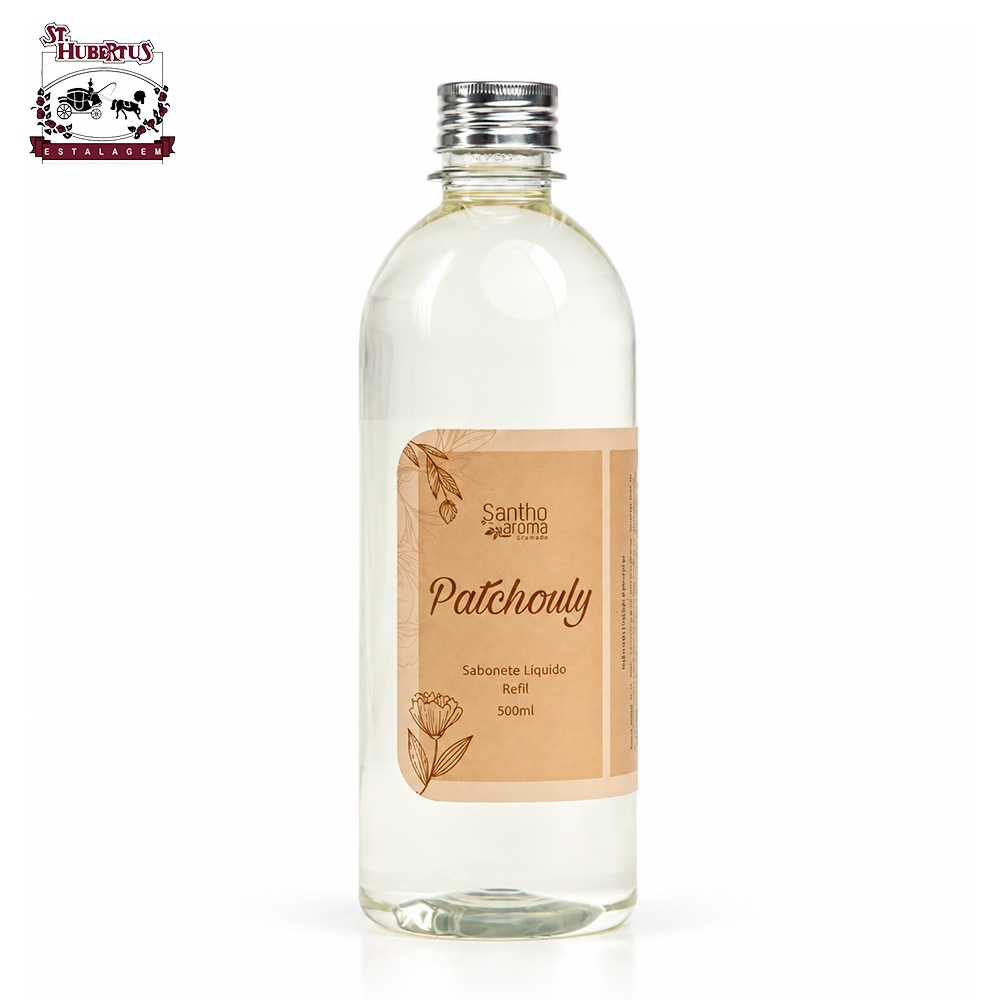 Refil Sabonete Líquido Transparente Patchouly 500 ml