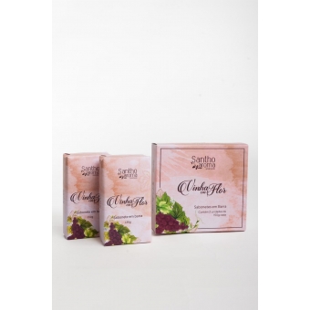 Caixa com 2 sabonetes em barra Vinha em Flor 150g cada