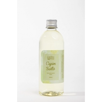 Refil Sabonete Líquido Transparente Capim Santo 500ml