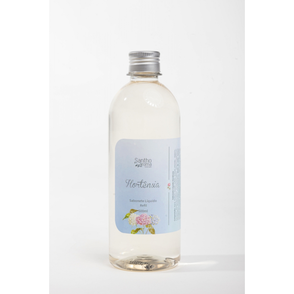 Refil Sabonete Líquido Transparente Hortênsia 500ml